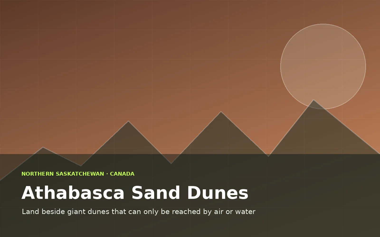 Athabasca Sand Dunes, Canada