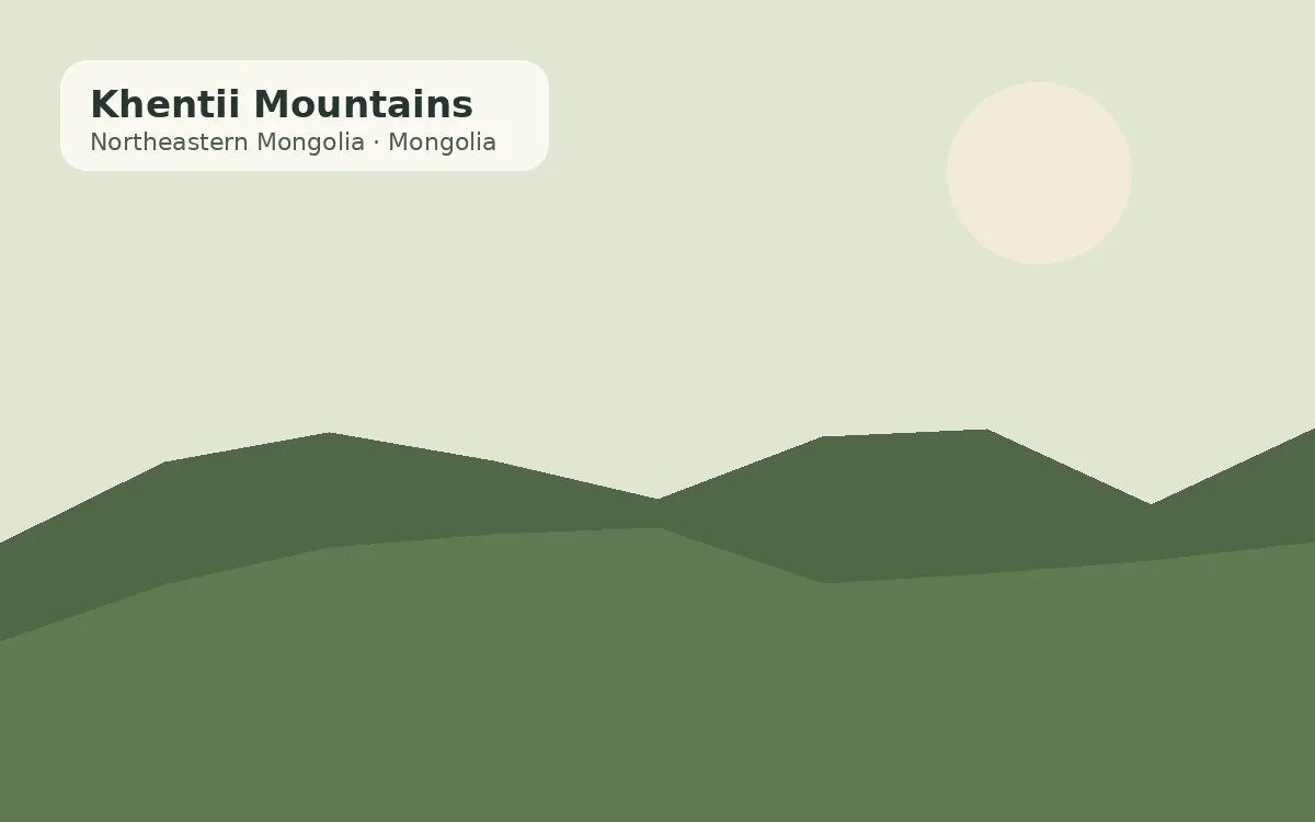 Khentii Mountains, Mongolia