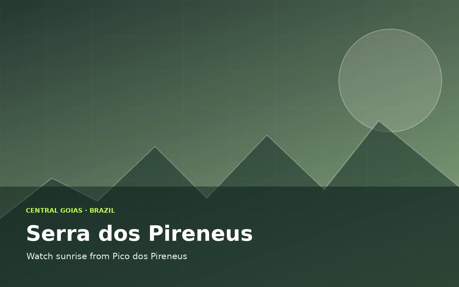 Serra dos Pireneus, Brazil