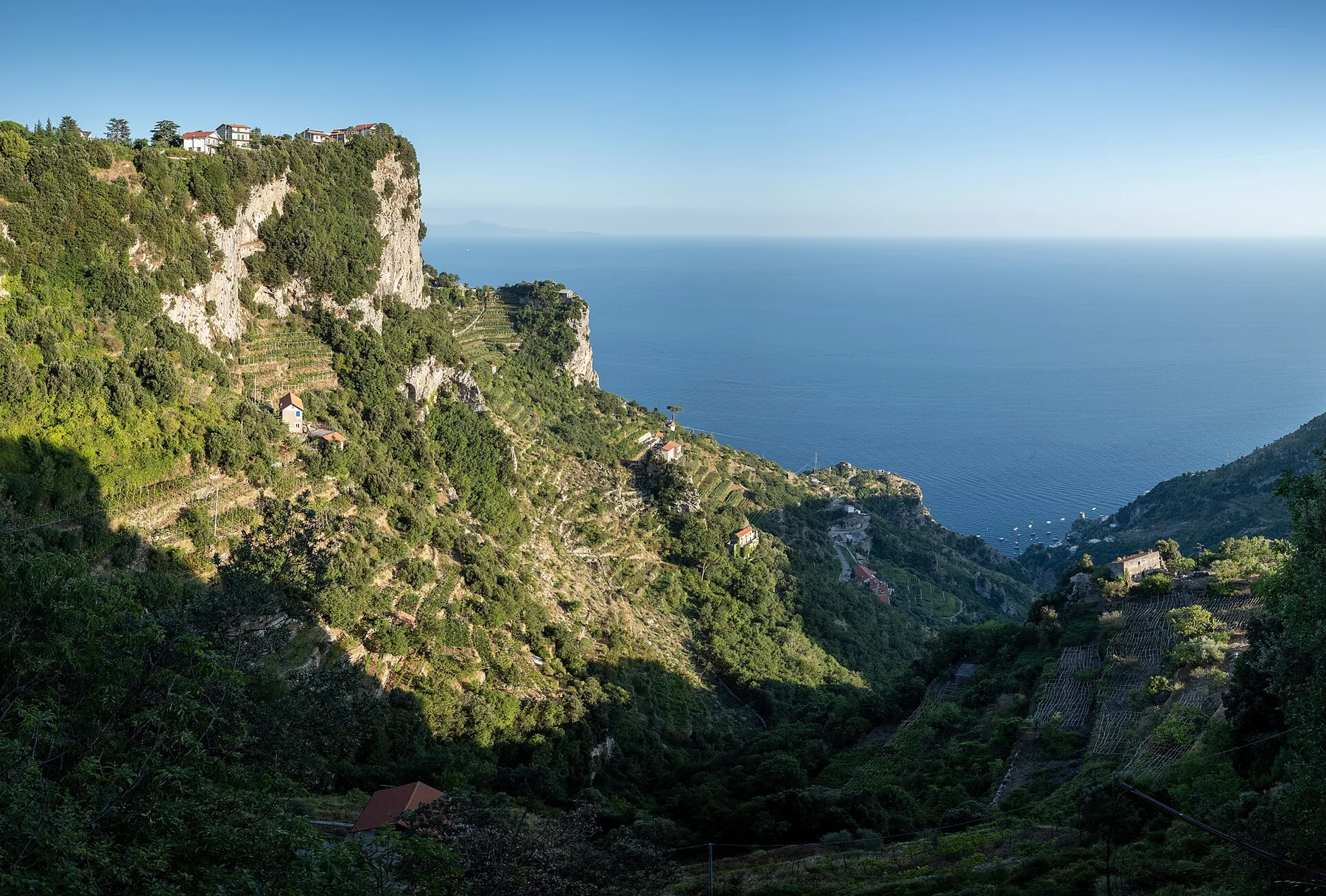 Cliffside plantations nearby the Poteca Zeilor Trail, Agerola, Italy (PPL2-Enhanced) julesvernex2