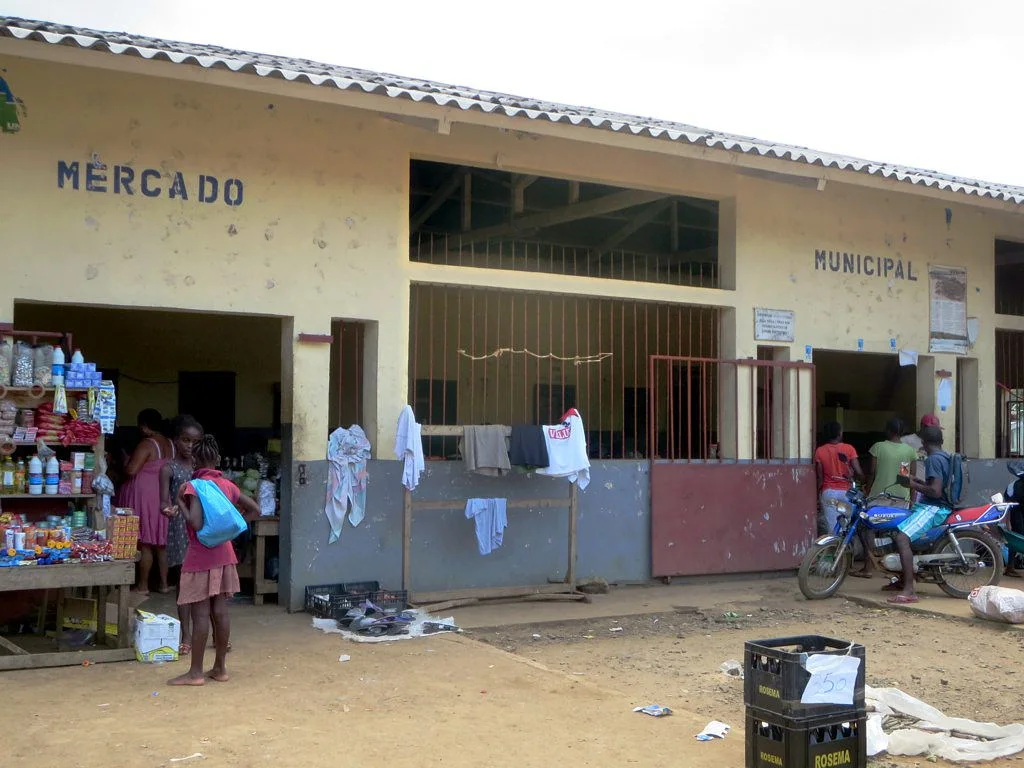 City marketplace in Santo Antonio - Principe 2015