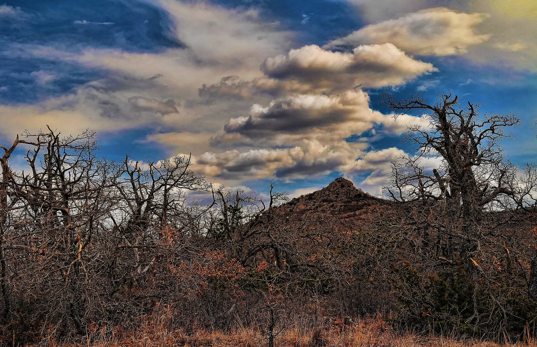 Sunset Peak, Muntii Wichita, Oklahoma - panoramio